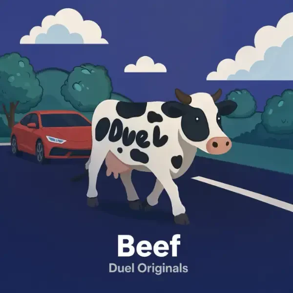 Duel Beef card from the Duel Originals lobby
